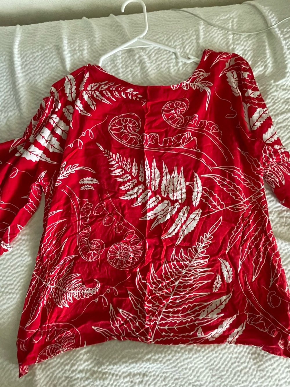 Simply Sisters Flared 3/4 Sleeve Blouse